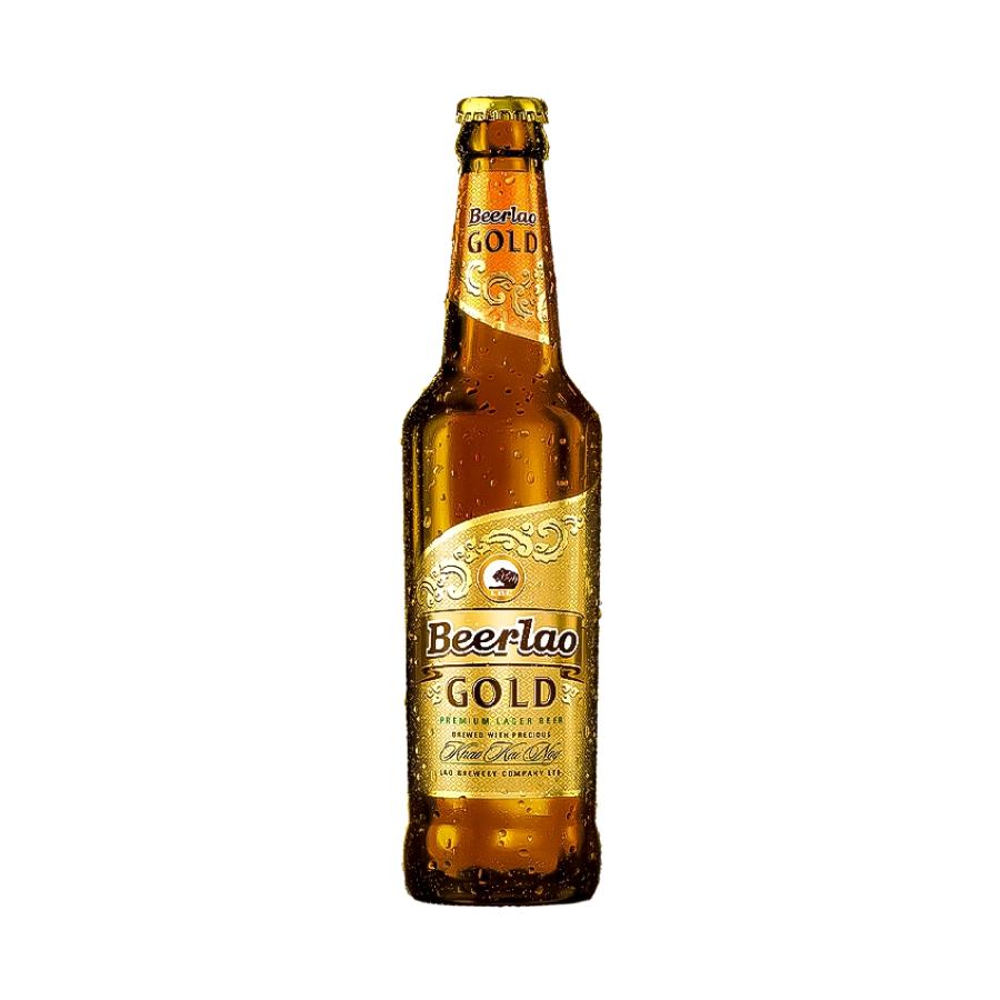Bia Lào Beerlao Gold Lager 5% 330ml