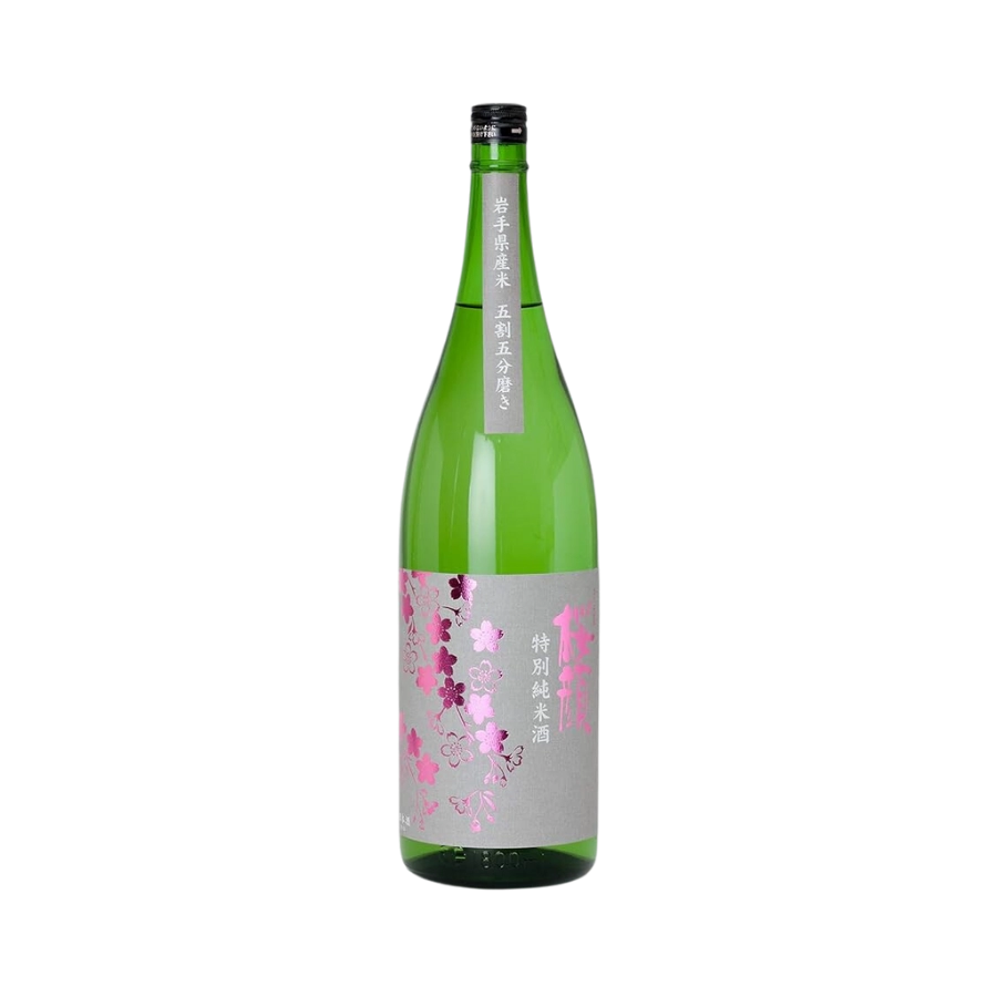 Rượu Sake Nhật Bản Sakuragao Tokubetsu Junmai Magnum 1.8L