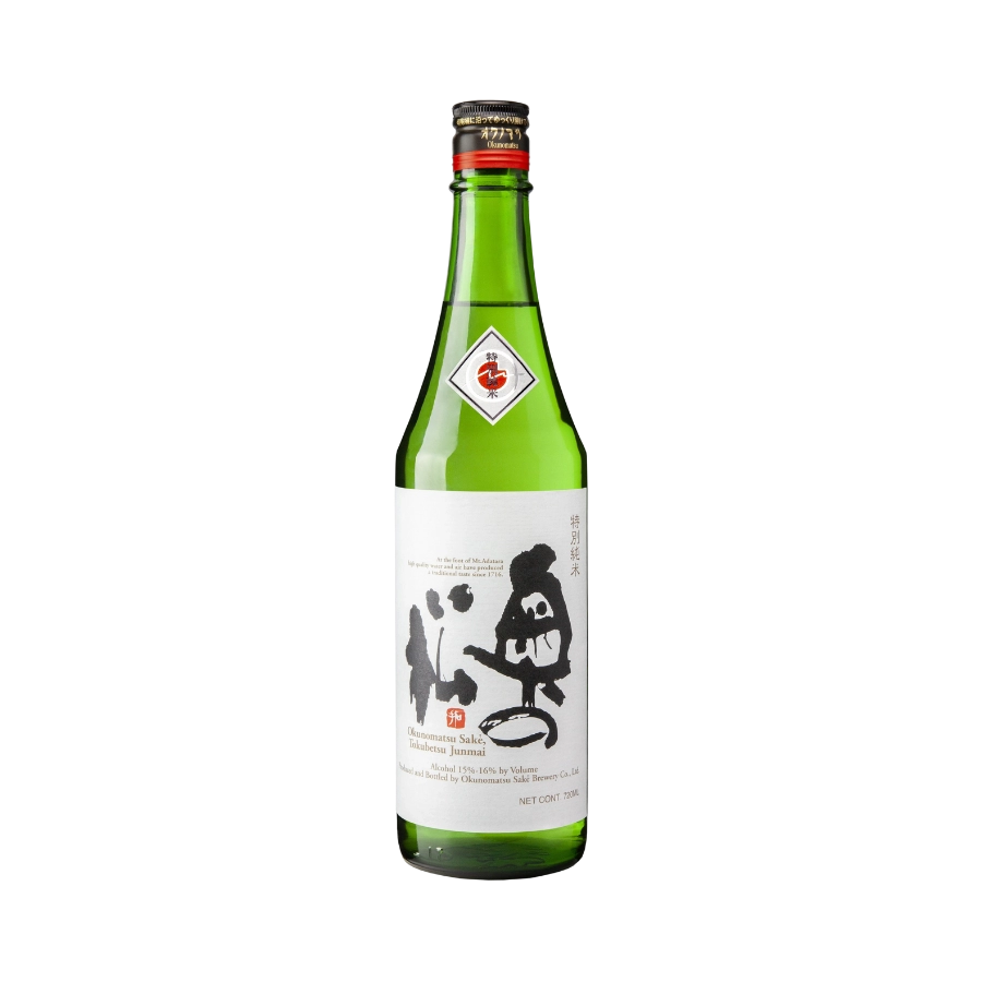 Rượu Sake Nhật Bản Okunomatsu Tokubetsu Junmai