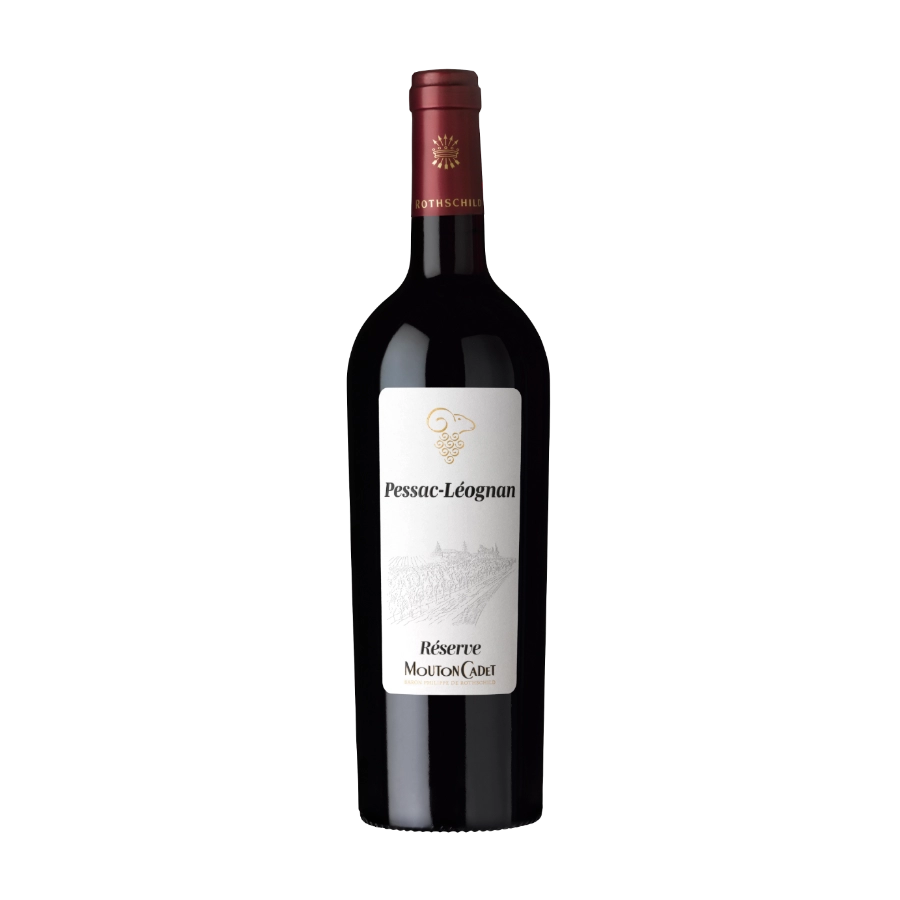 Rượu Vang Đỏ Pháp Baron Philippe de Rothschild Mouton Cadet Reserve Pessac Leognan