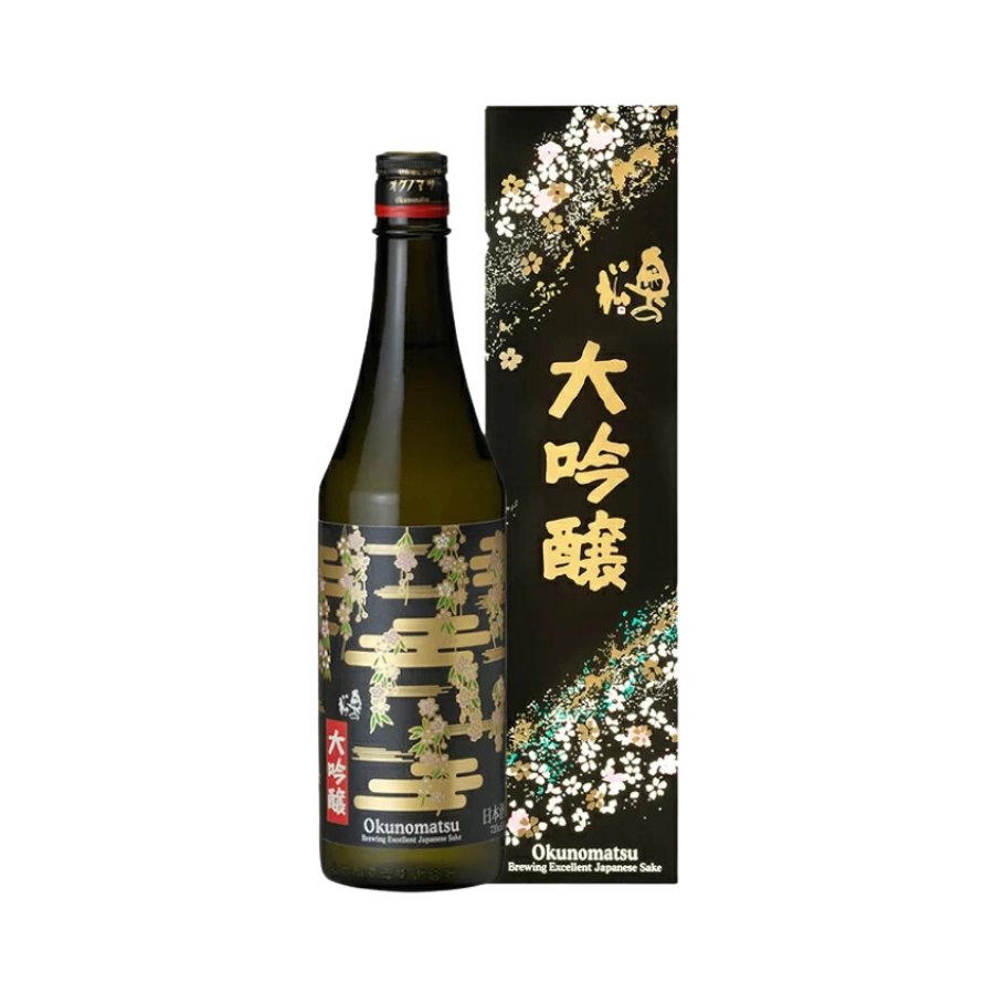 Rượu Sake Nhật Bản Okunomatsu Daiginjo (Sakura)