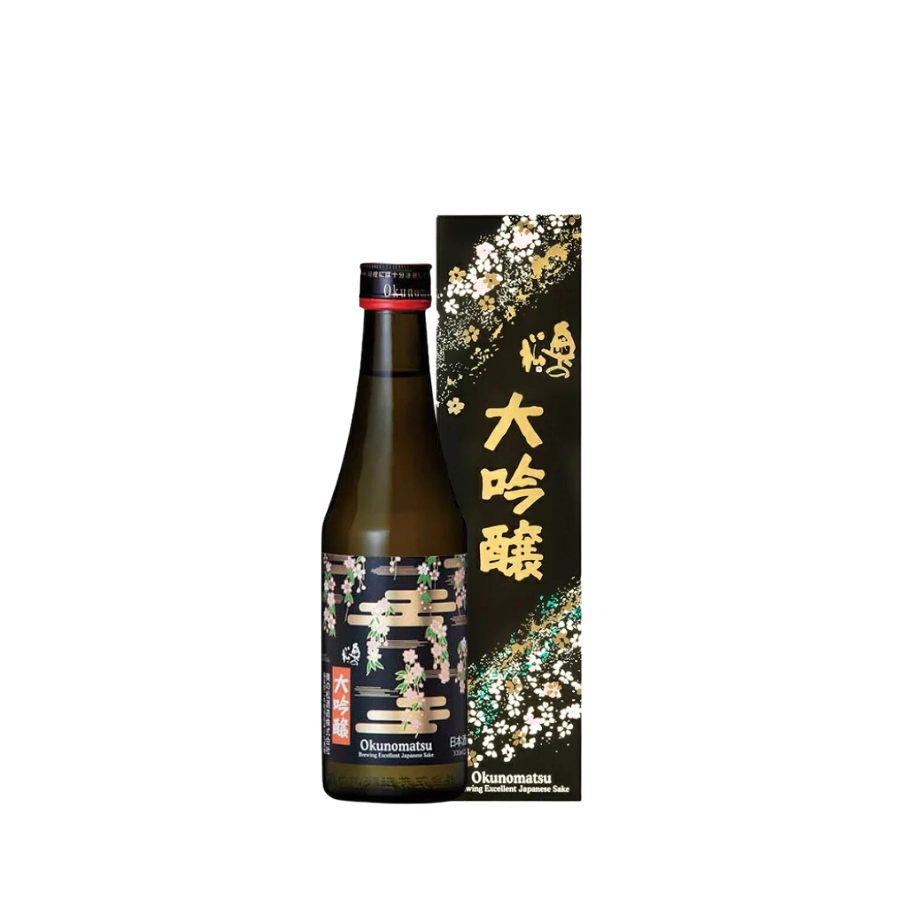 Rượu Sake Nhật Bản Okunomatsu Daiginjo 300ml (Sakura)