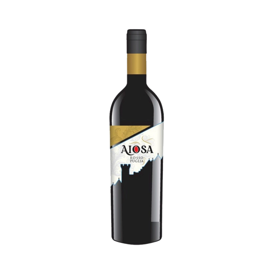 Rượu Vang Đỏ Ý Aiosa Rosso Puglia IGP