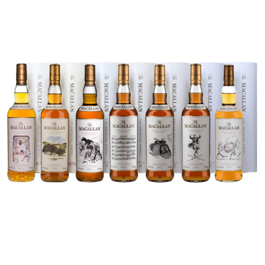 Rượu Whisky Macallan Folio Full Collection 1-7