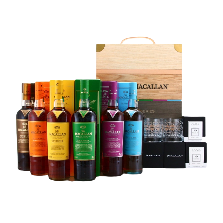 Rượu Whisky Macallan Edition No.1-6 Full Collection With Case