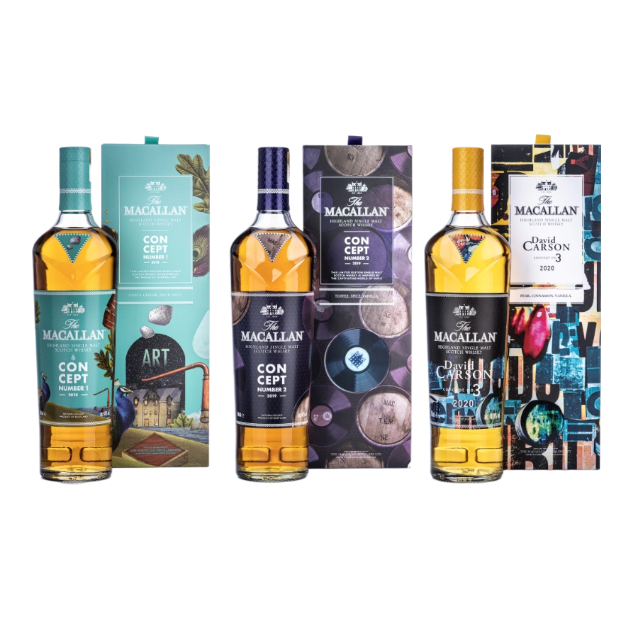 Rượu Whisky Macallan Concept Full Collection No.1-3