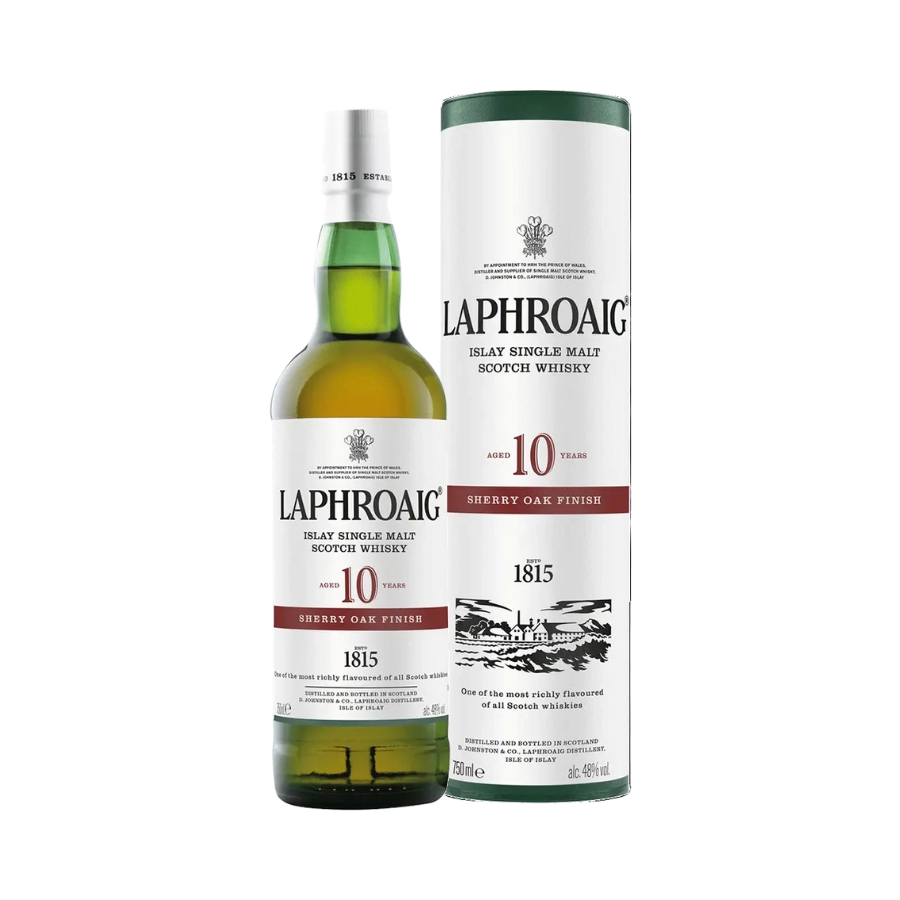 Rượu Whisky Laphroaig 10 Year Old Sherry Oak Finish