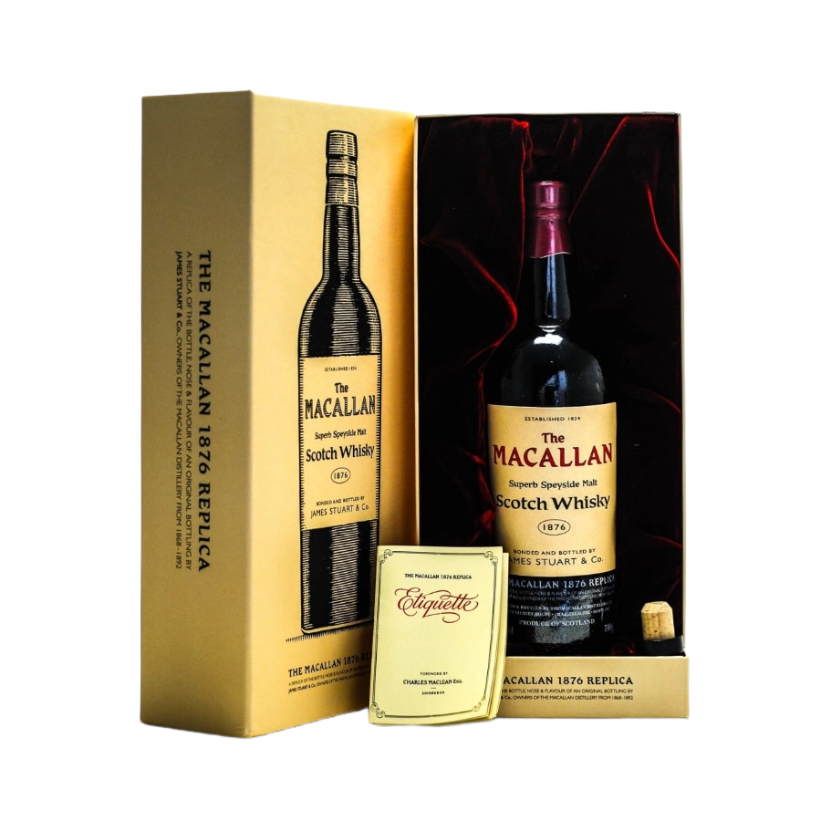 Rượu Whisky Macallan 1876 Replica