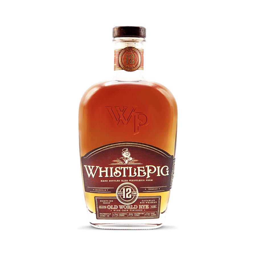 Rượu Whiskey WhistlePig 12 Year Old - Old World Rye