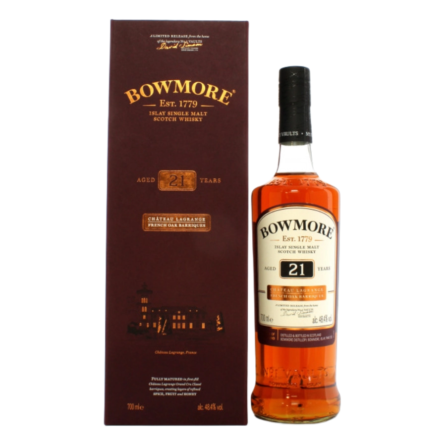 Rượu Whisky Bowmore 21 Year Old Chateau Lagrange French Oak Barriques