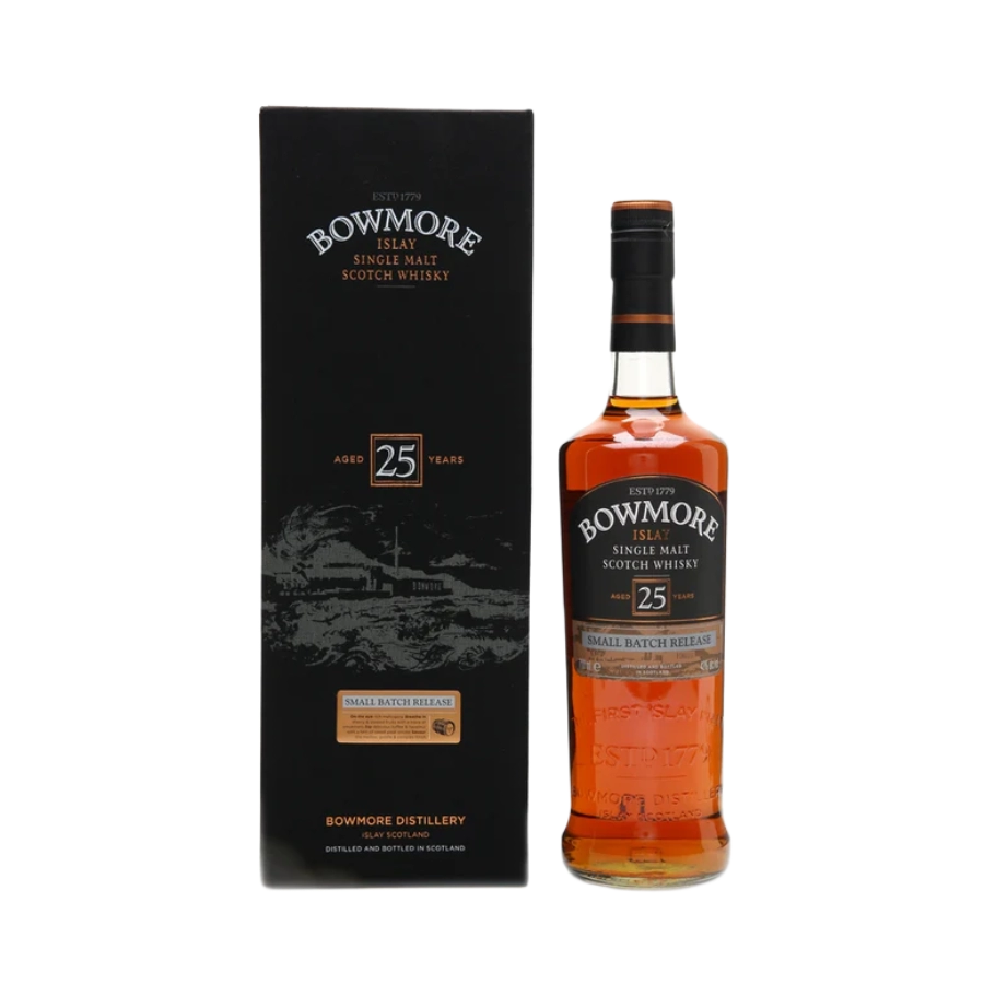 Rượu Whisky Bowmore 25 Year Old Small Batch 2013