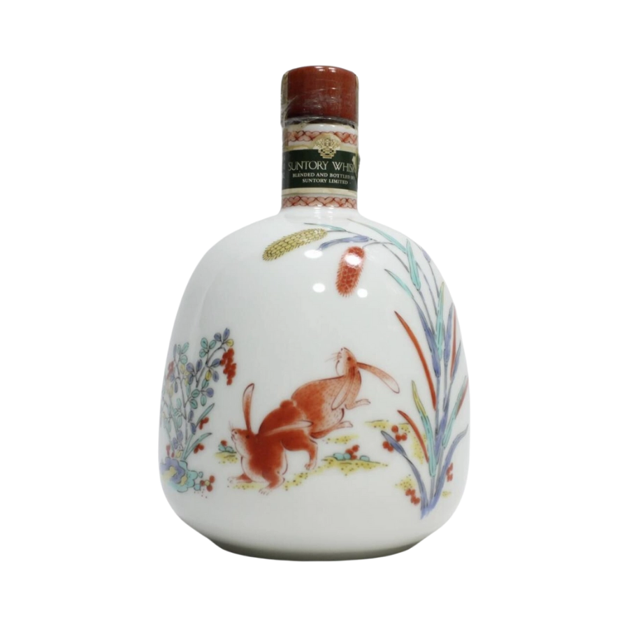Rượu Whisky Nhật Suntory 20 Year Old Red Rabbit Arita Ceramic Decanter 1998