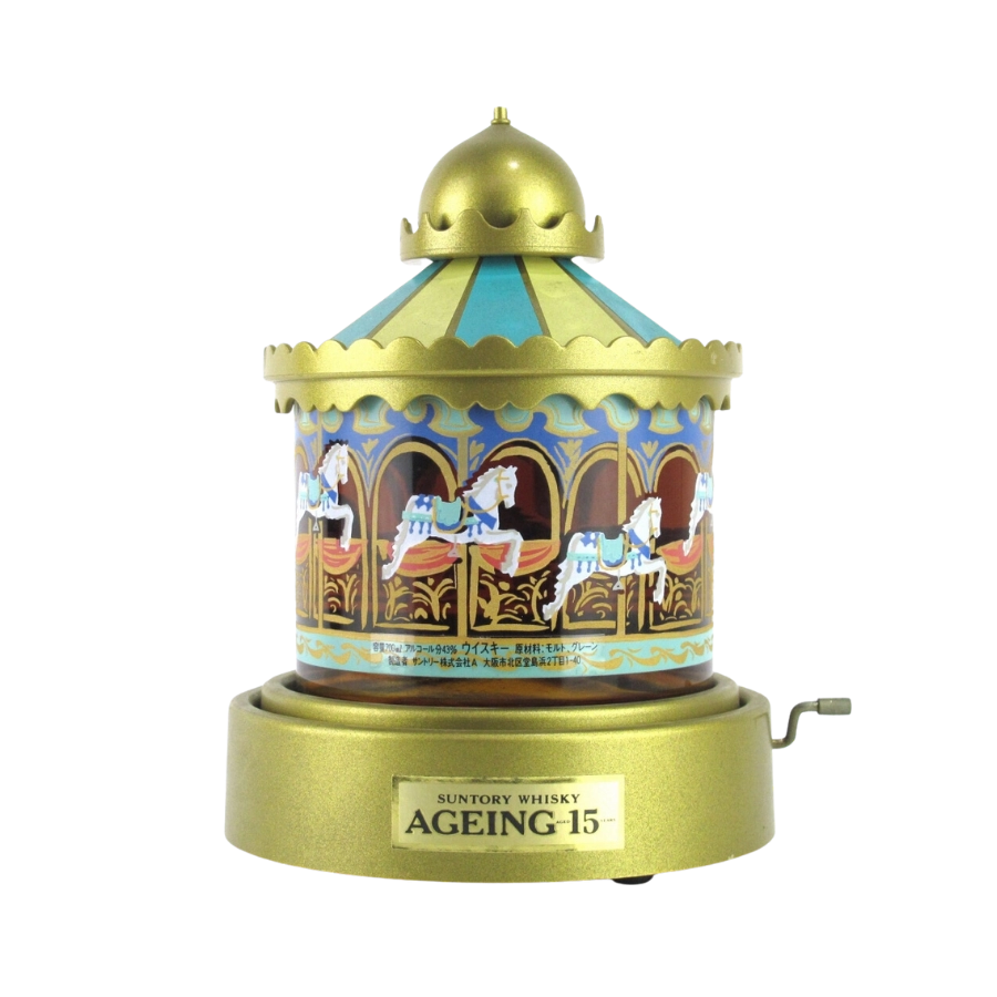 Rượu Whisky Nhật Suntory 15 Year Old Carousel Music Box