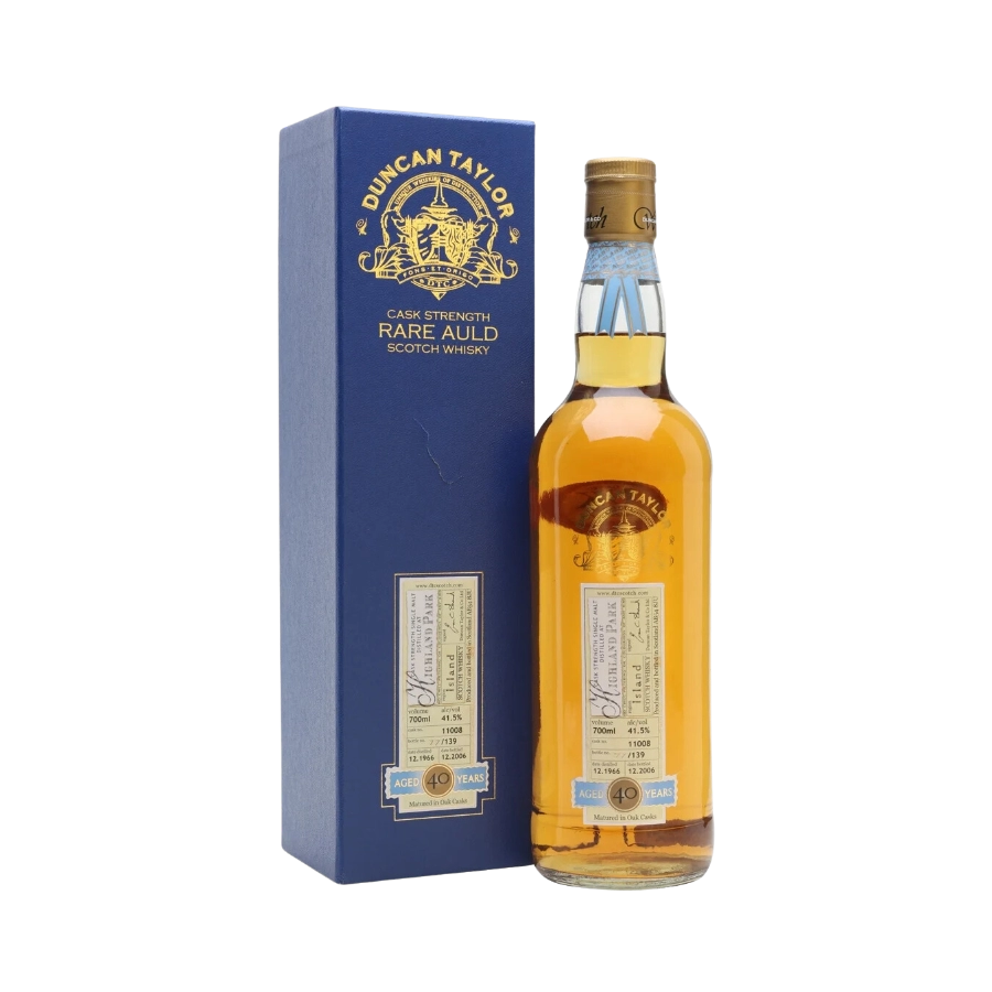 Rượu Whisky Highland Park 40 Year Old Cask Strength Rare Auld Duncan Taylor 1966