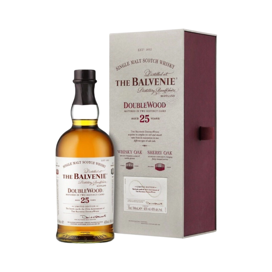 Rượu Whisky Balvenie 25 Year Old Double Wood Limited Edition
