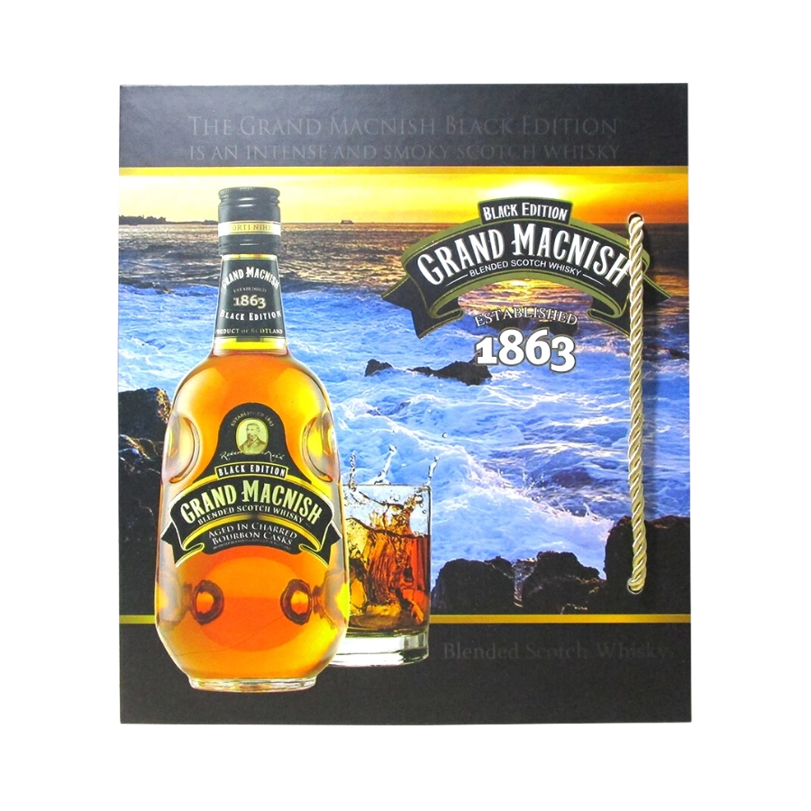 Rượu Whisky Grand Macnish Gift Box