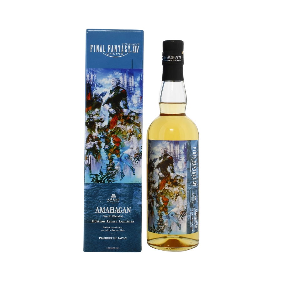 Rượu Whisky Nhật Amahagan World Blended Limsa Lominsa Edition - Final Fantasy XIV 10th Anniversary
