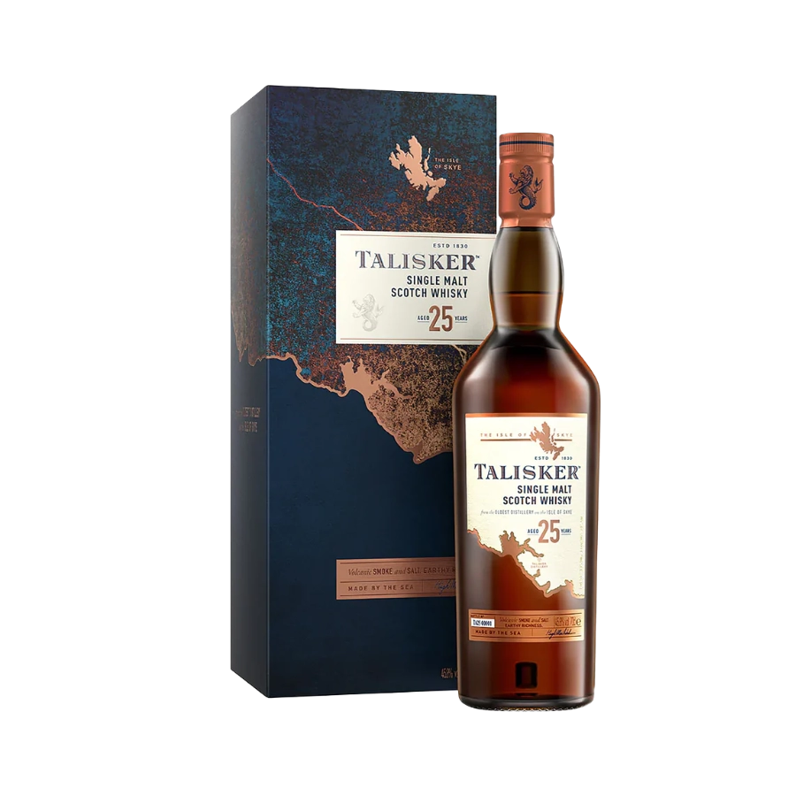 Rượu Whisky Talisker 25 Year Old Mẫu Mới