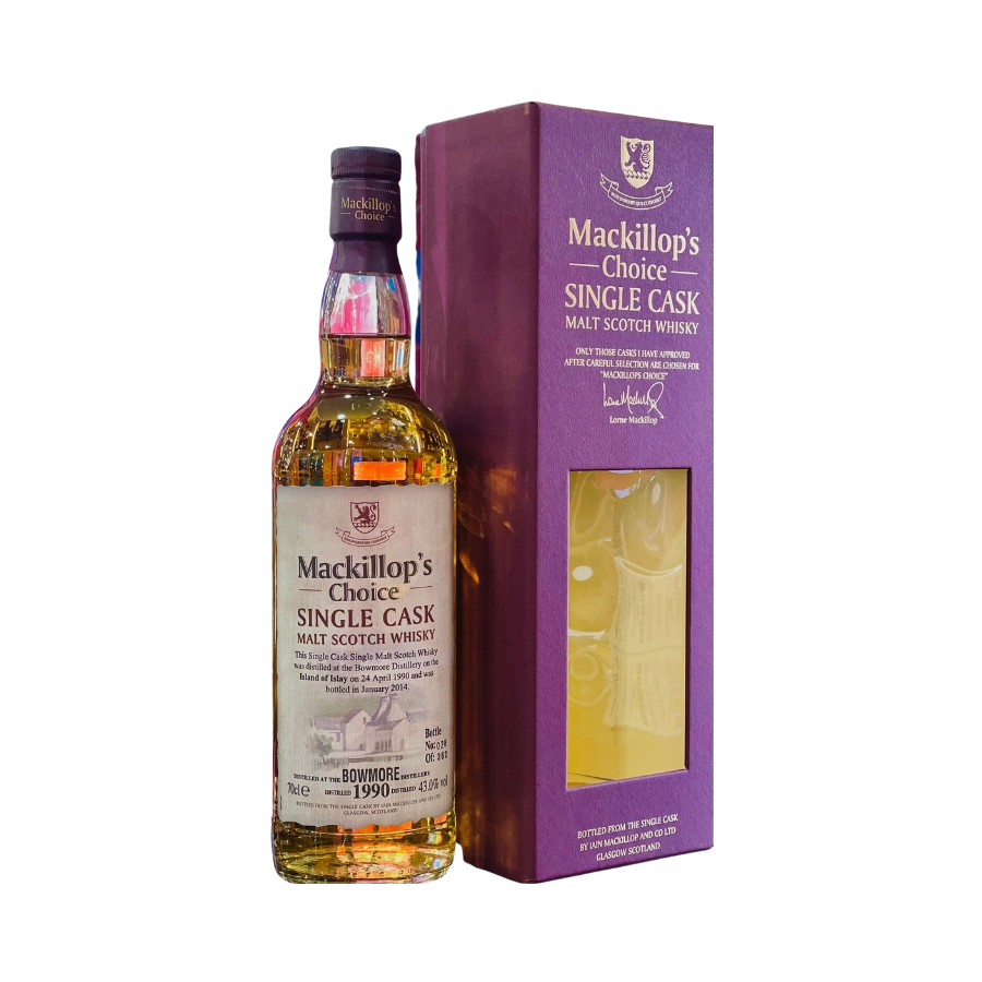 Rượu Whisky Bowmore 23 Year Old Single Cask Mackillop's Choice 1990