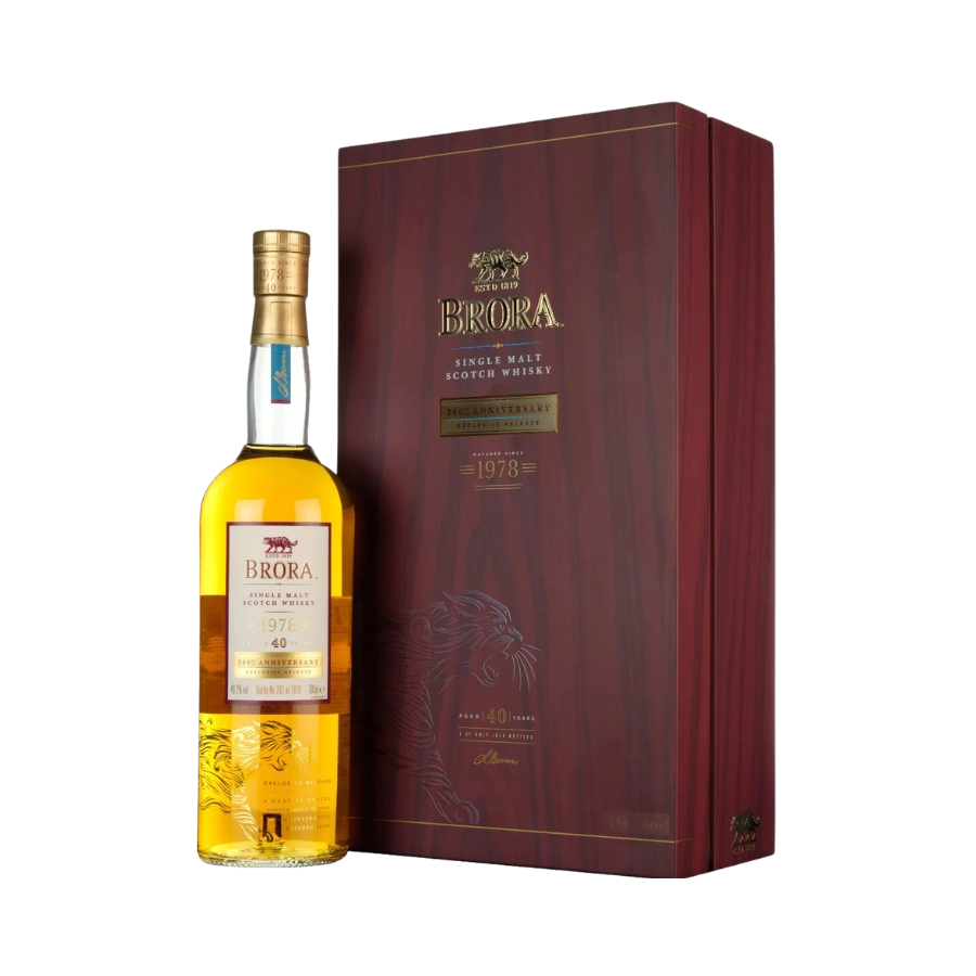 Rượu Whisky Brora 40 Year Old 1978 200th Anniversary Edition