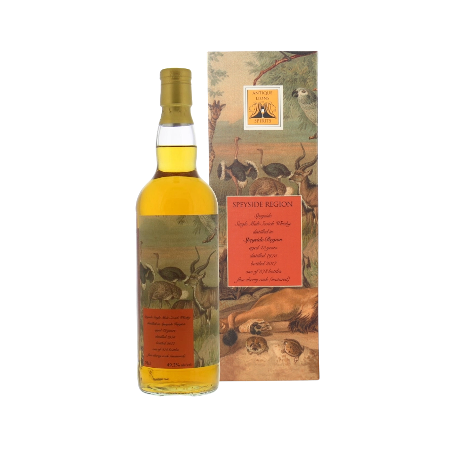 Rượu Whisky Speyside Region 42 Year Old Antique Lions Of Spirits 1975