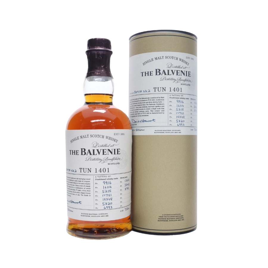 Rượu Whisky Balvenie Tun 1401 Limited Release Batch No. 2