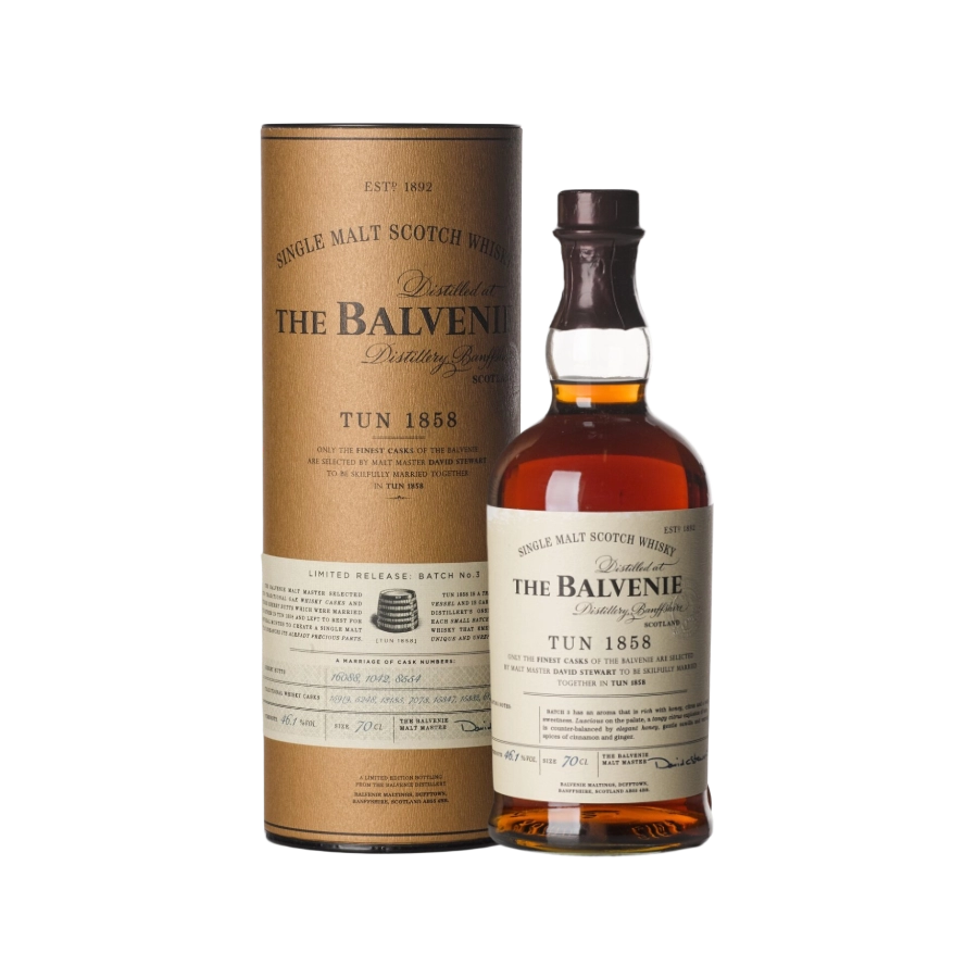 Rượu Whisky Balvenie Tun 1858 Limited Release Batch No. 3