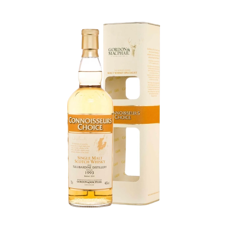 Rượu Whisky Tullibardine 22 Year Old Gordon & Macphail 1993 