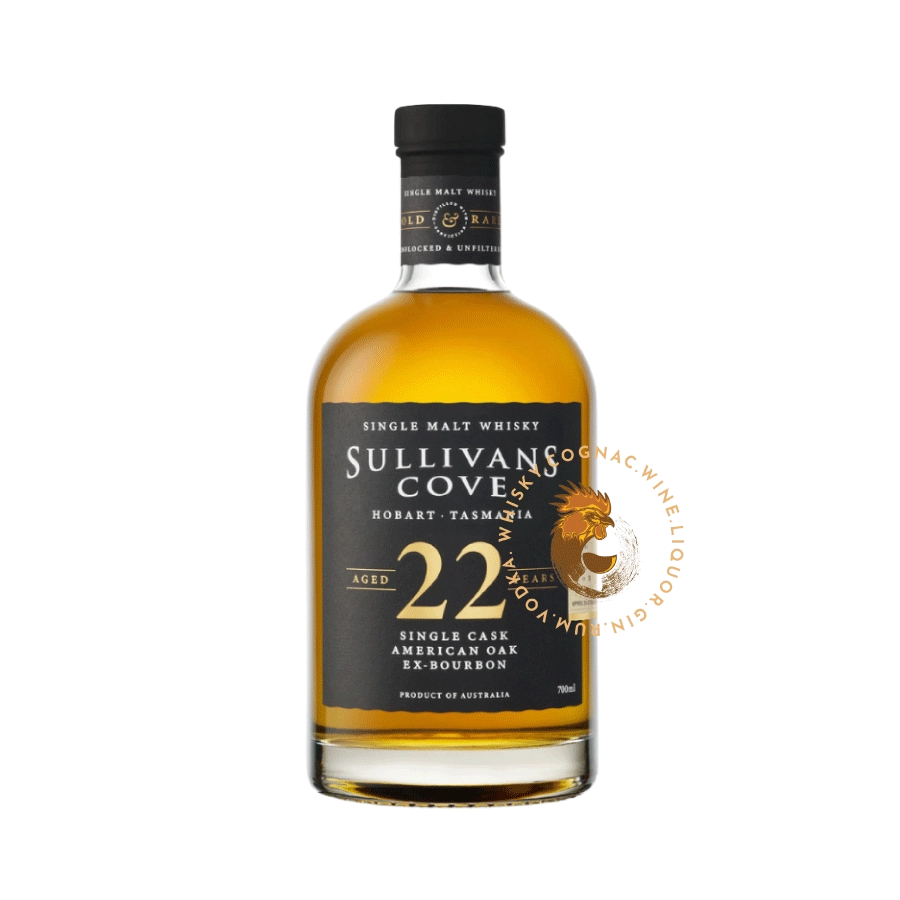 Rượu Whisky Úc Sullivans Cove 22 Year Old American Oak