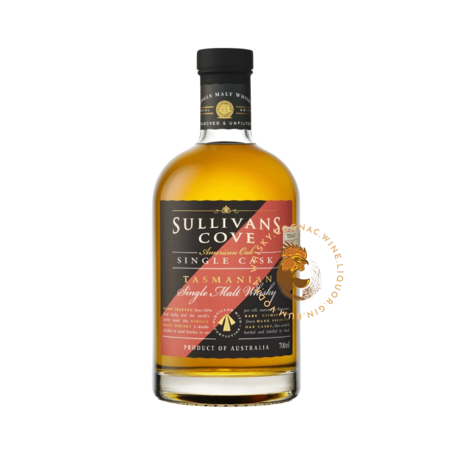 Rượu Whisky Úc Sullivans Cove 10 Year Old American Oak Second-Fill