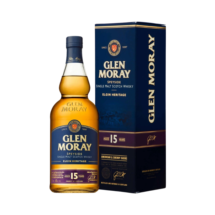 Rượu Whisky Glen Moray 15 Year Old