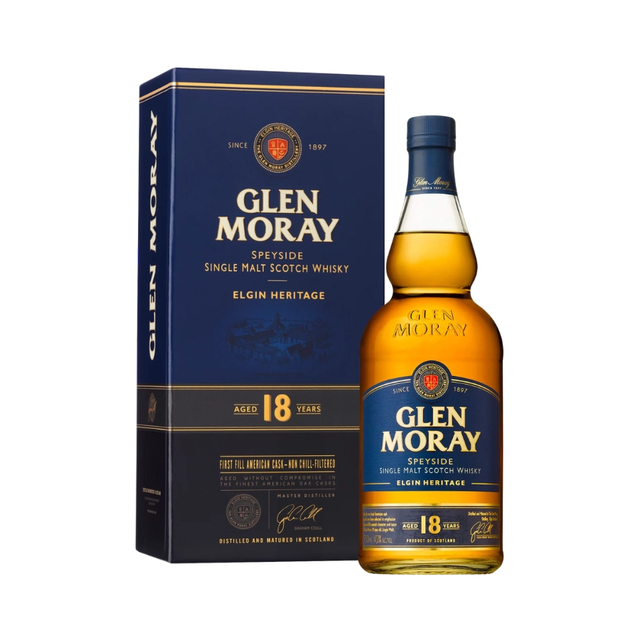 Rượu Whisky Glen Moray 18 Year Old