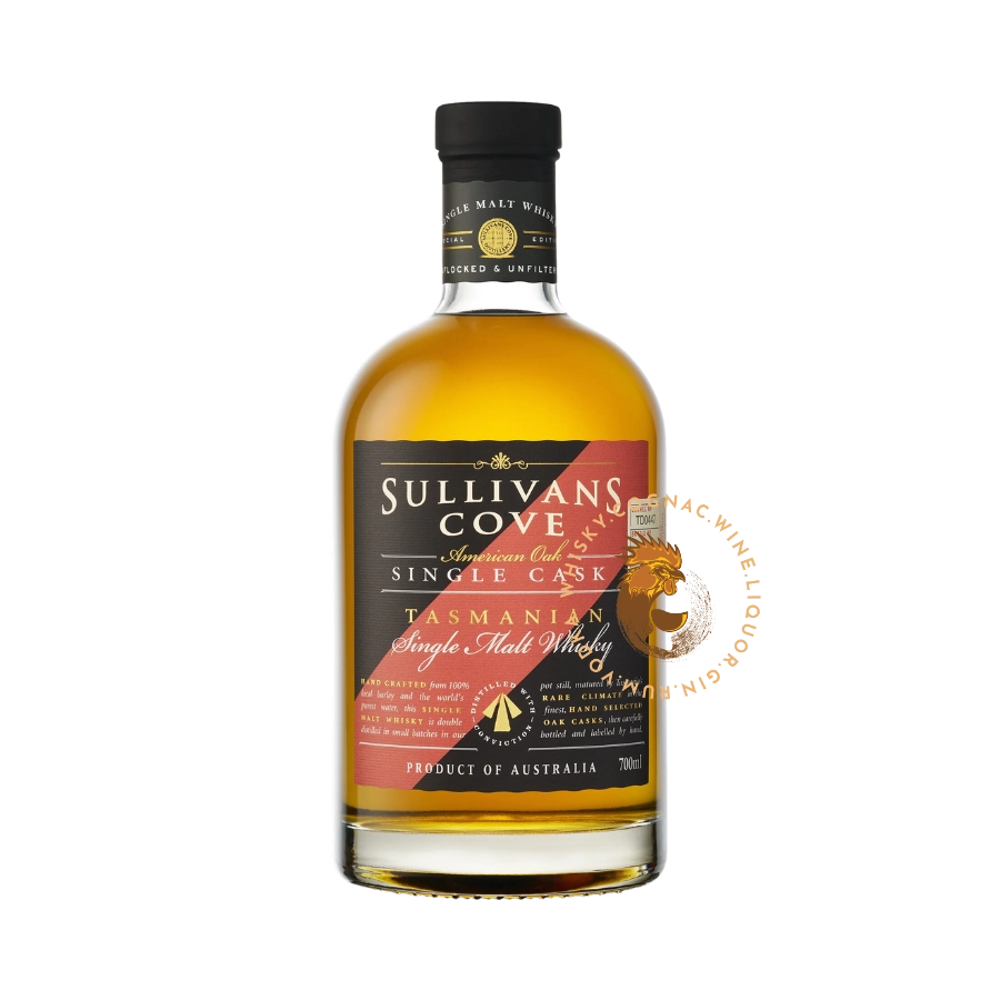 Rượu Whisky Úc Sullivans Cove 9 Year Old American Oak Second-Fill