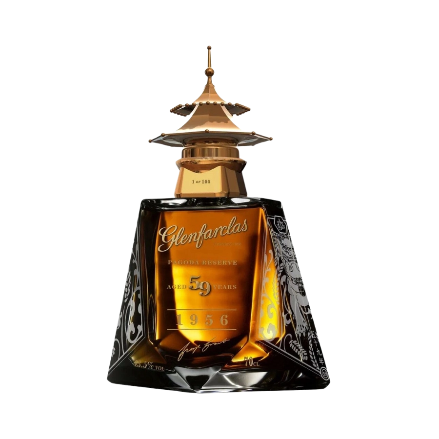 Rượu Whisky Glenfarclas 59 Year Old Pagoda Reserve Gold 1956