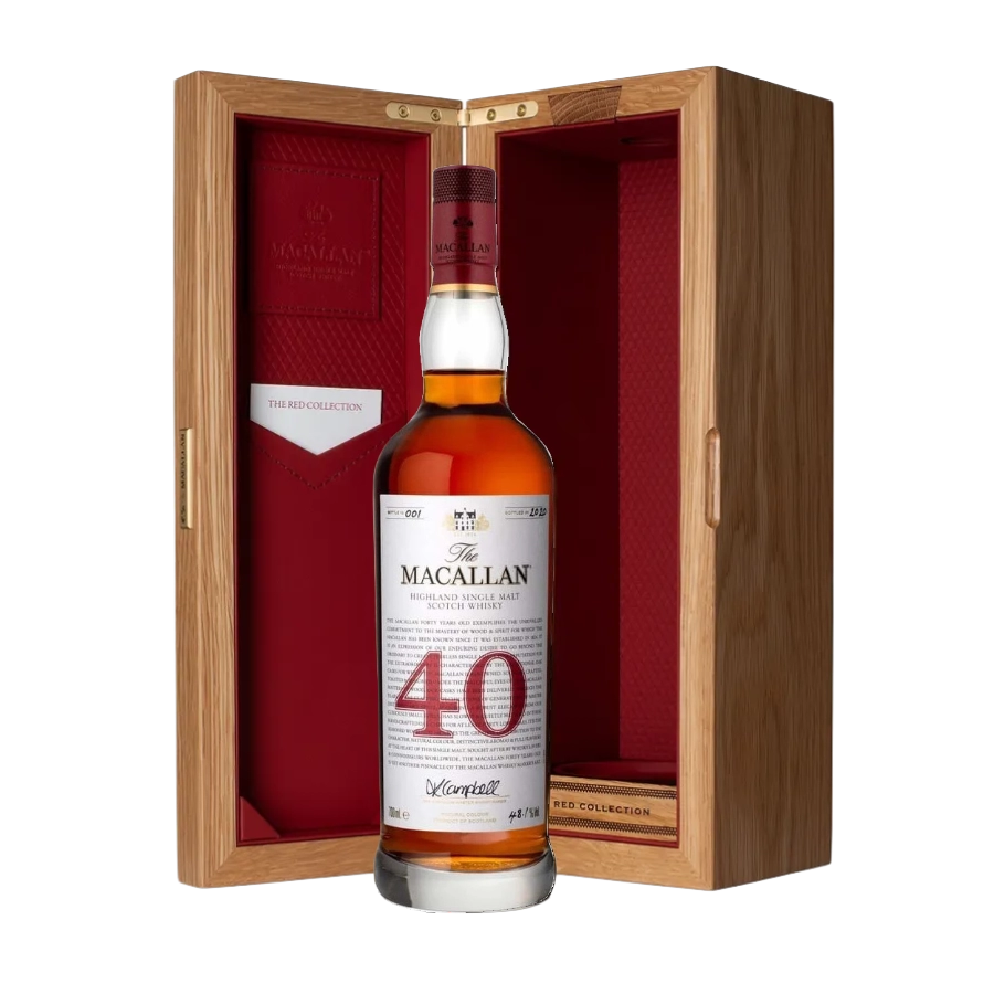 Rượu Whisky Macallan 40 Year Old Red Collection