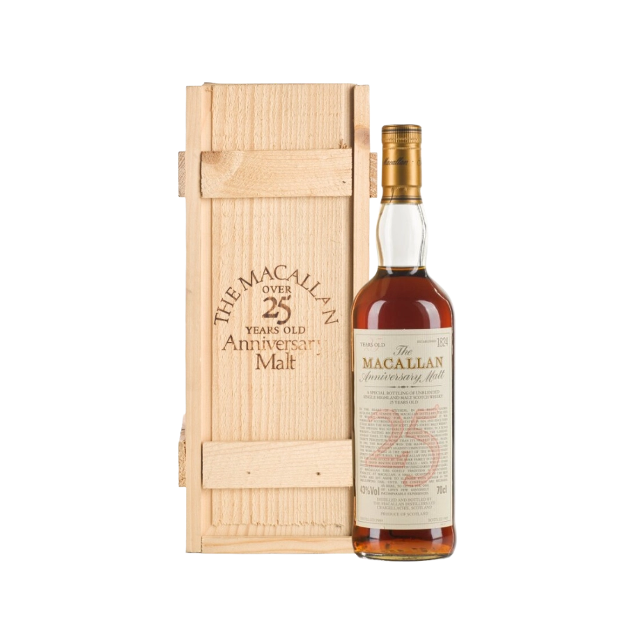 Rượu Whisky Macallan 25 Year Old Anniversary Malt 1975