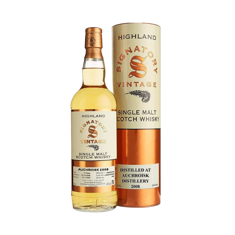 Rượu Whisky Auchroisk 12 Year Old Signatory Vintage 2008