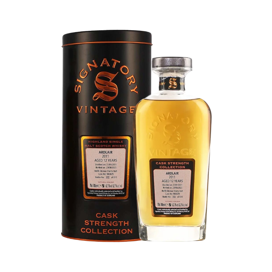 Rượu Whisky Ardlair 12 Year Old Cask Strength Collection Signatory Vintage 2011