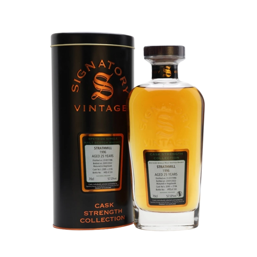 Rượu Whisky Strathmill 25 Year Old Cask Strength Collection Signatory Vintage 1996