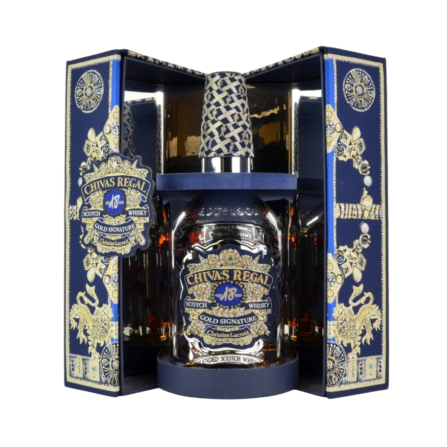 Rượu Whisky Chivas 18 Year Old Gold Signature Christian Lacroix Edition