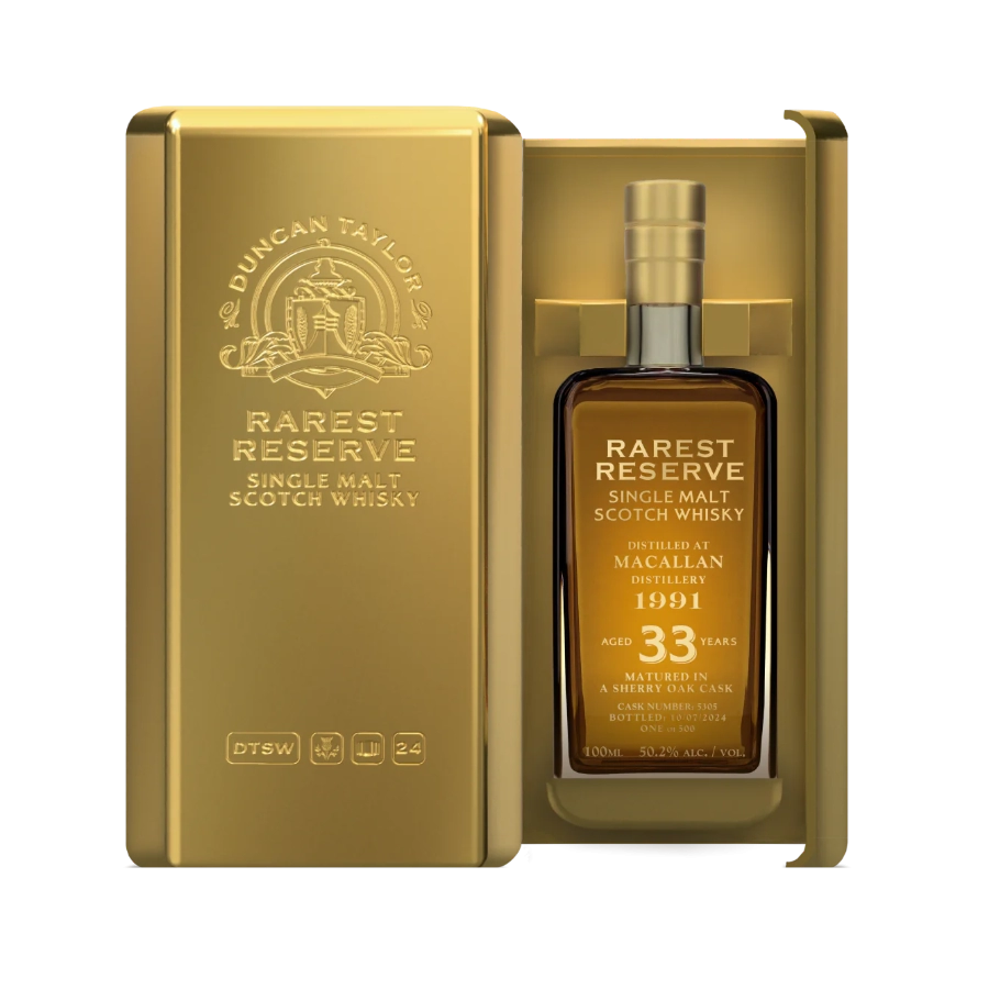 Rượu Whisky Macallan 33 Year Old Rarest Reserve Duncan Taylor 1991