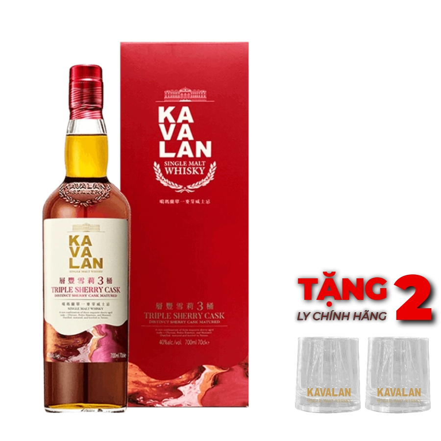 Rượu Whisky Kavalan Triple Sherry Cask