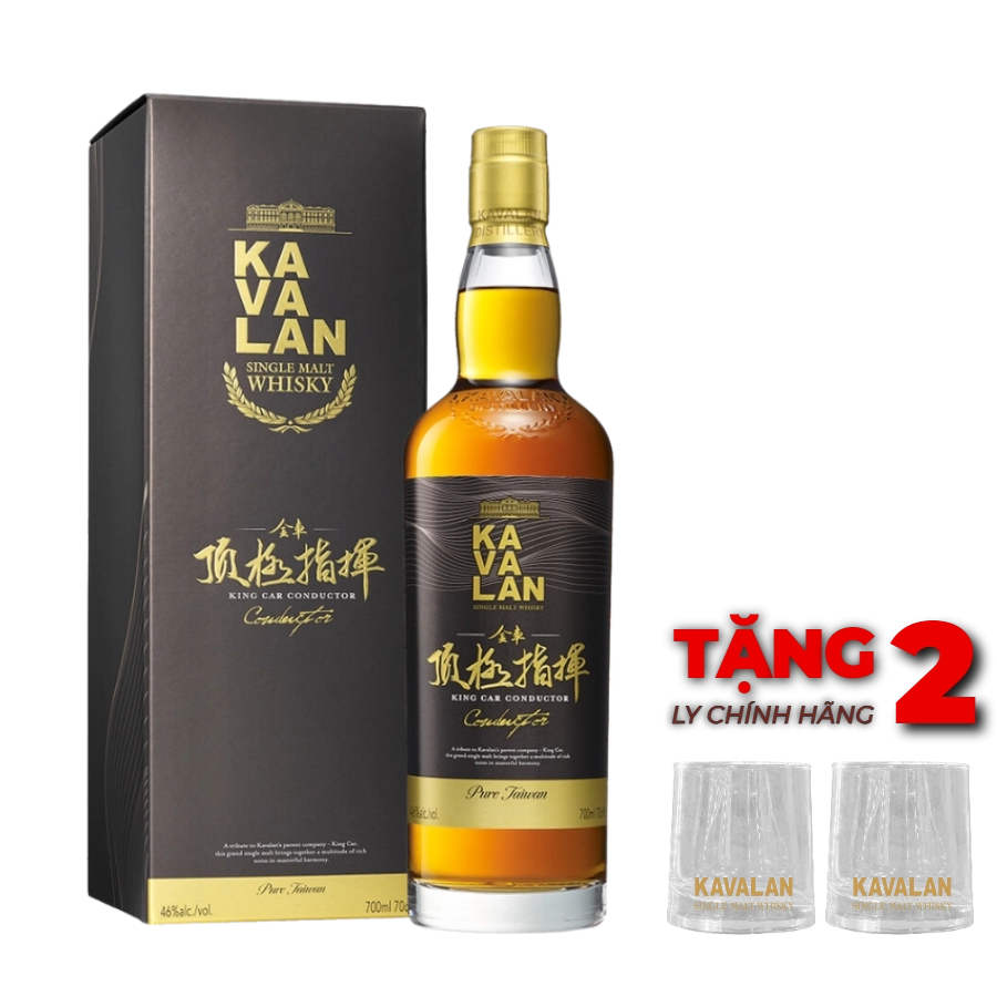 Rượu Whisky Kavalan King Car Conductor 