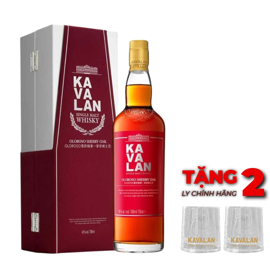 Rượu Whisky Kavalan Sherry Oak Matured