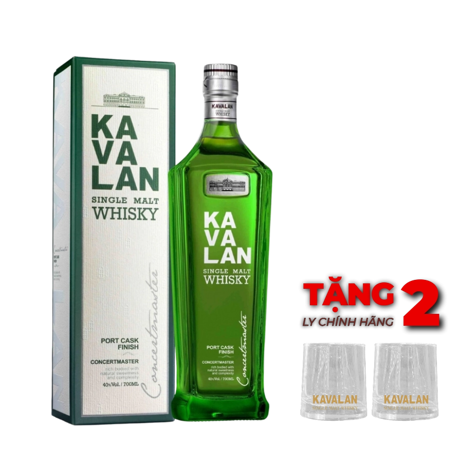 Rượu Whisky Kavalan Concertmaster Port Cask Finish 700ml