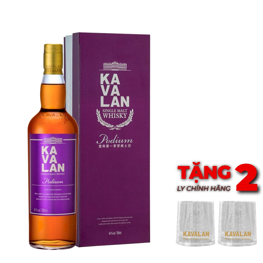 Rượu Whisky Kavalan Podium