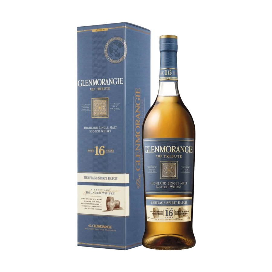 Rượu Whisky Glenmorangie The Tribute 16 Year Old Heritage Spirit Batch