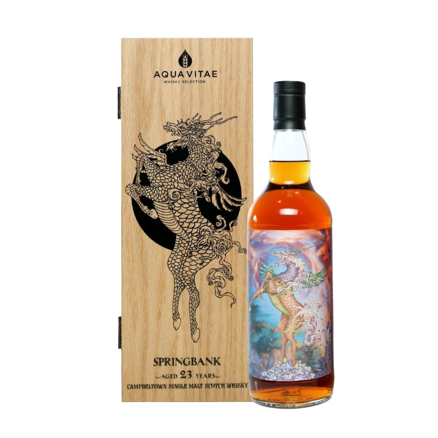 Rượu Whisky Springbank 23 Year Old Divine Beasts Dragon Aqua Vitae 1999