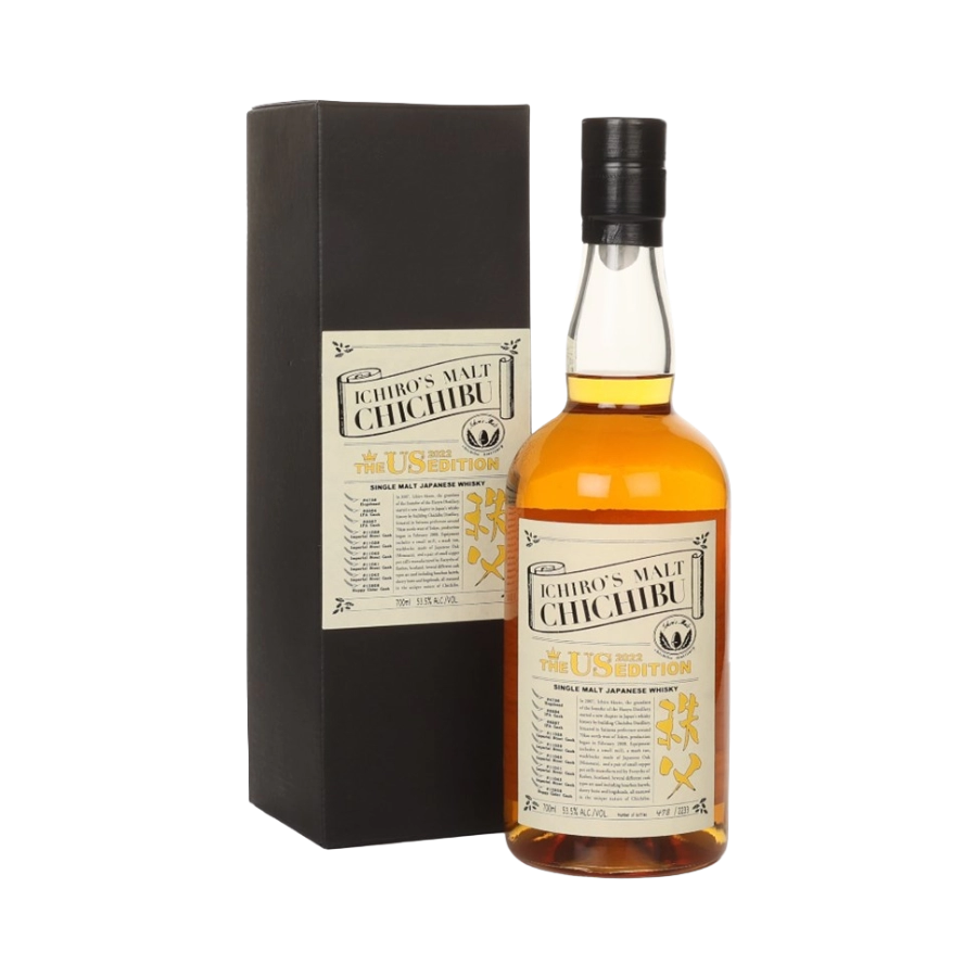 Rượu Whisky Nhật Chichibu Ichiro's Malt The Us 2022 Edition