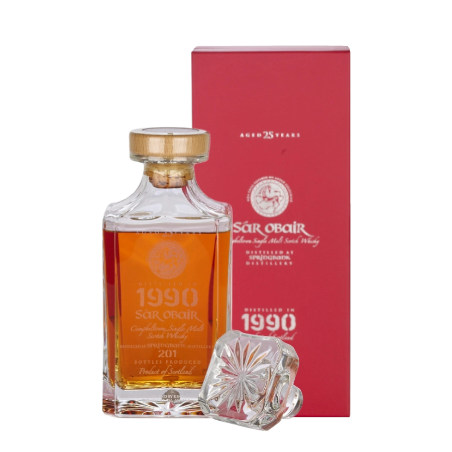 Rượu Whisky Springbank 25 Year Old Kingsbury 1990 Vintage Decanter